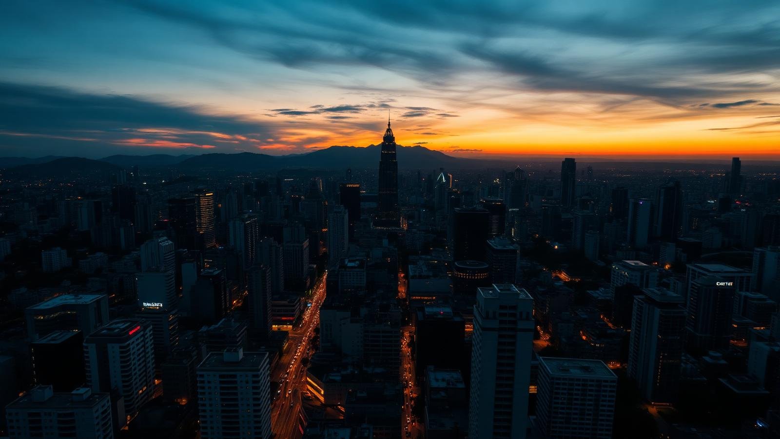 Vista aérea da cidade de São Paulo